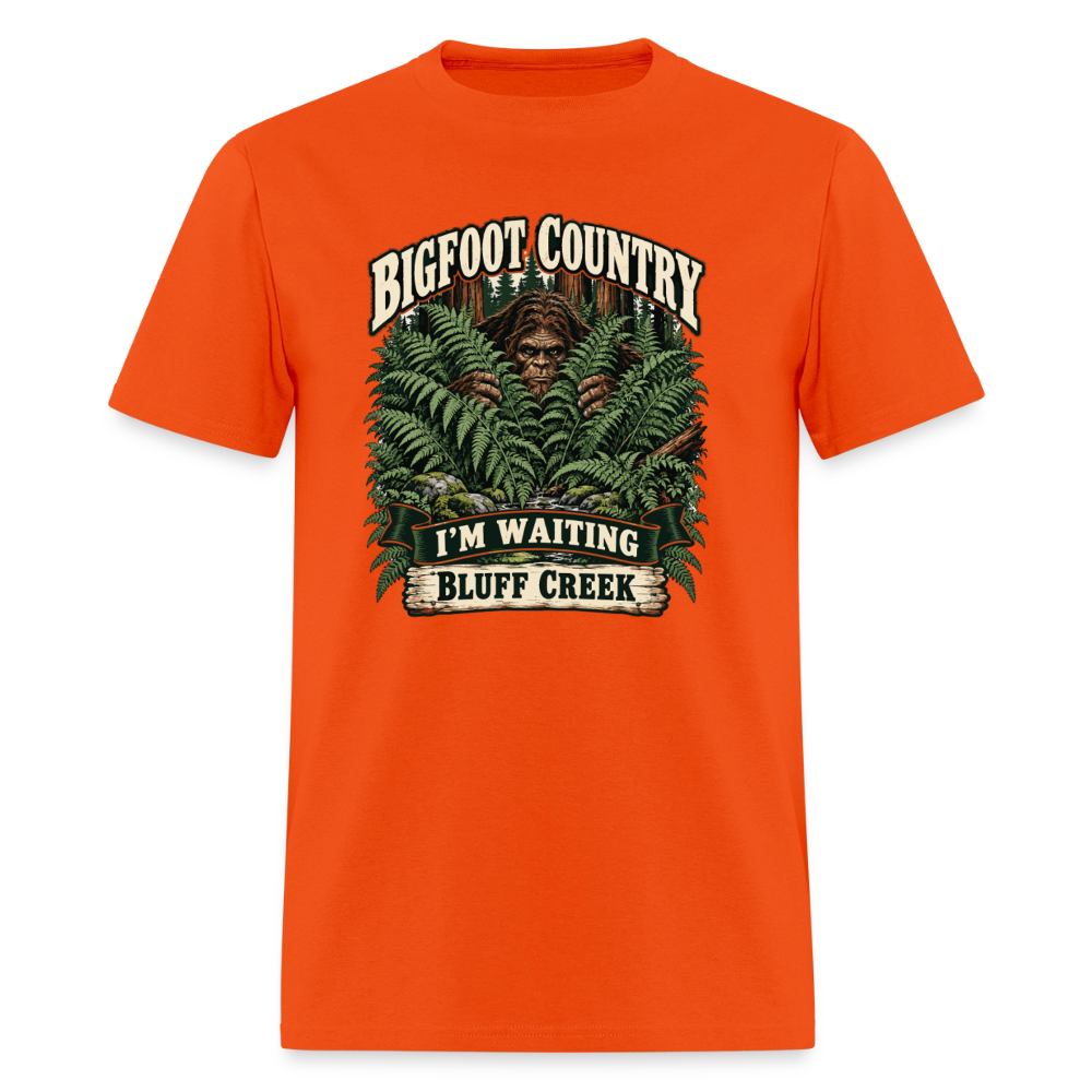 Bigfoot Country Waiting Bluff Creek - orange