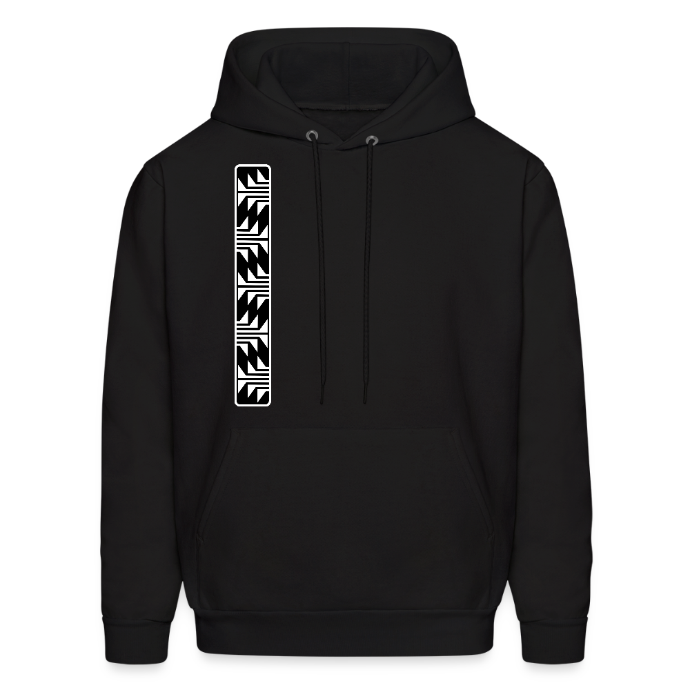 Frog Foot Panel Hoodie - black