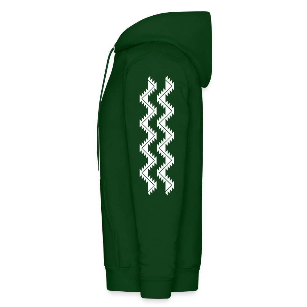 Straight Outta Klamath Men's Hoodie - forest green