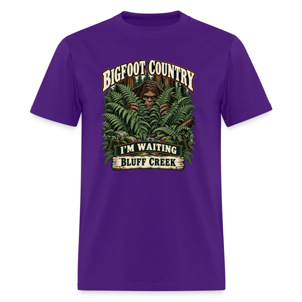 Bigfoot Country Waiting Bluff Creek - purple