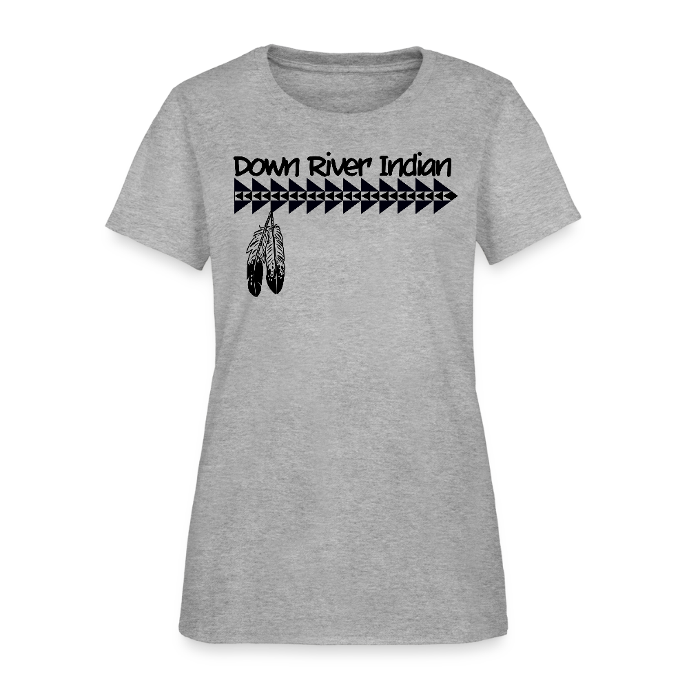 DRI Down River Indian Women's T-Shirt - heather gray