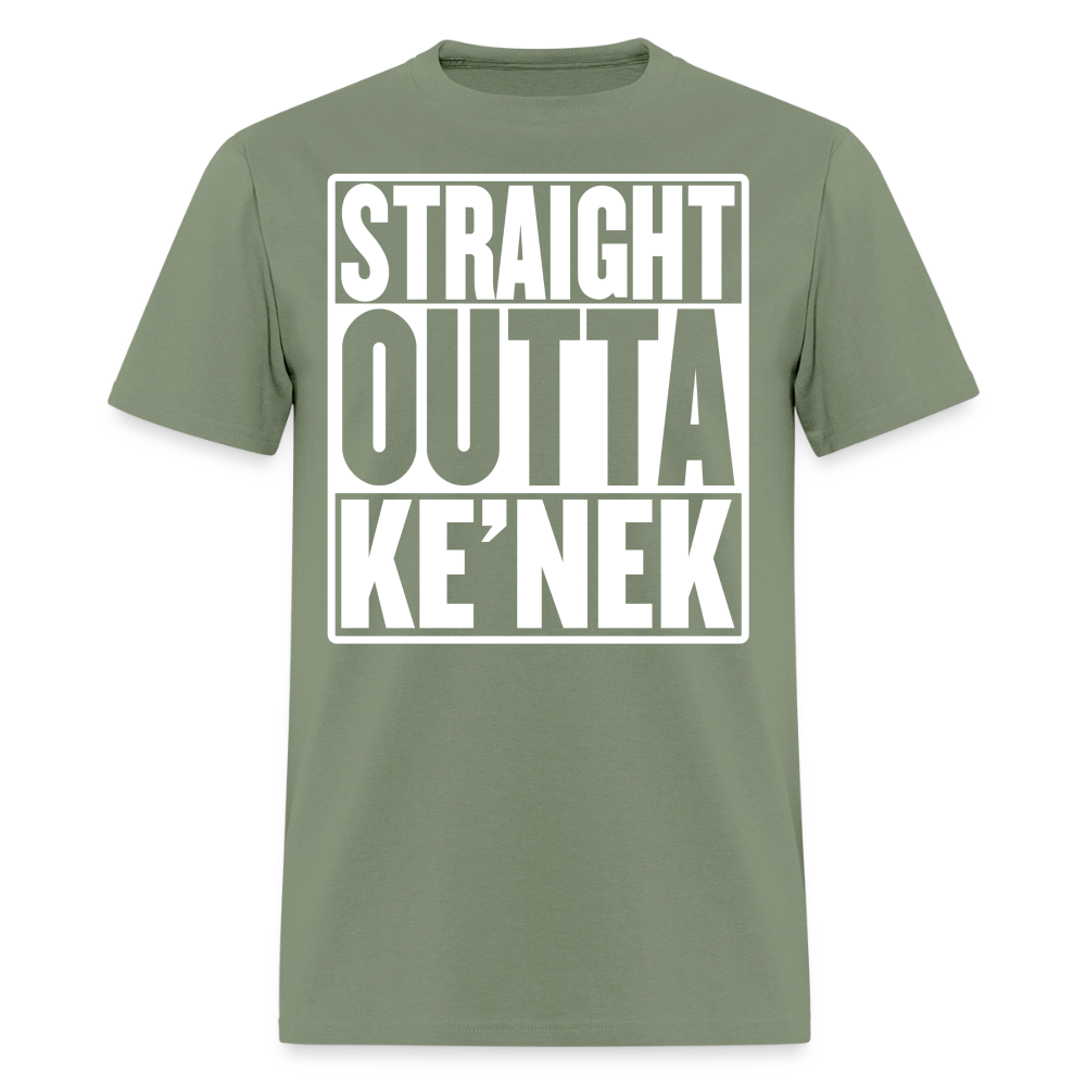 Straight Outta Ke’nek Classic T-Shirt - military green