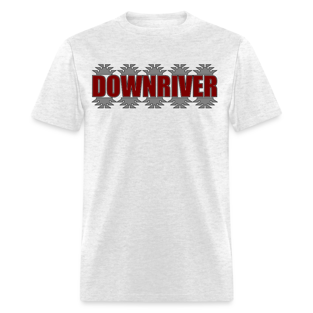 Downriver Frogs Foot Men's T-Shirt - light heather gray