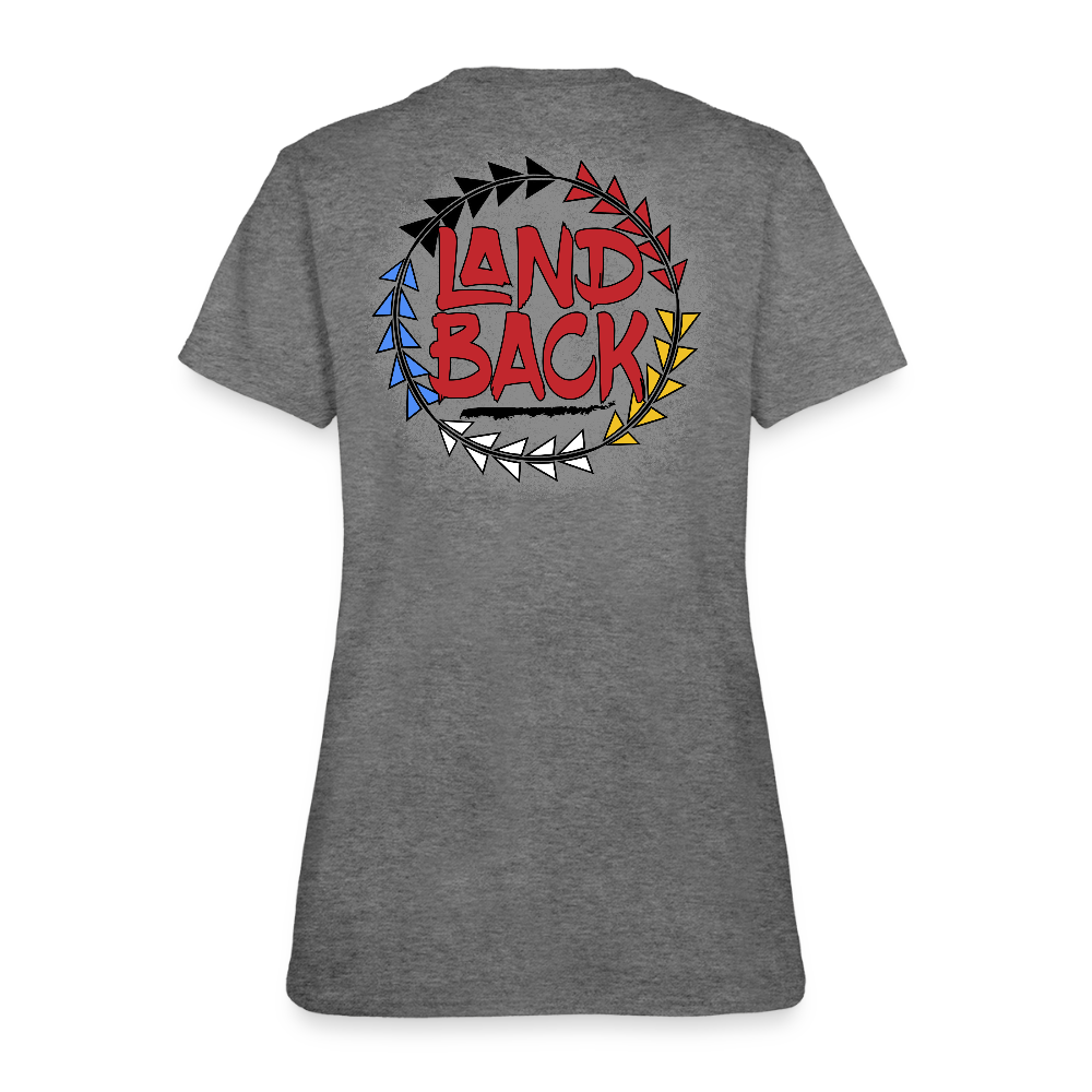 Land Back Women's T-Shirt - graphite heather
