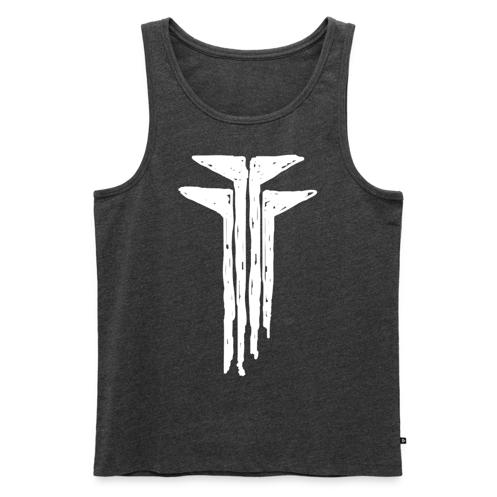 Frogs Scribble Men’s Premium Tank - heather anthracite