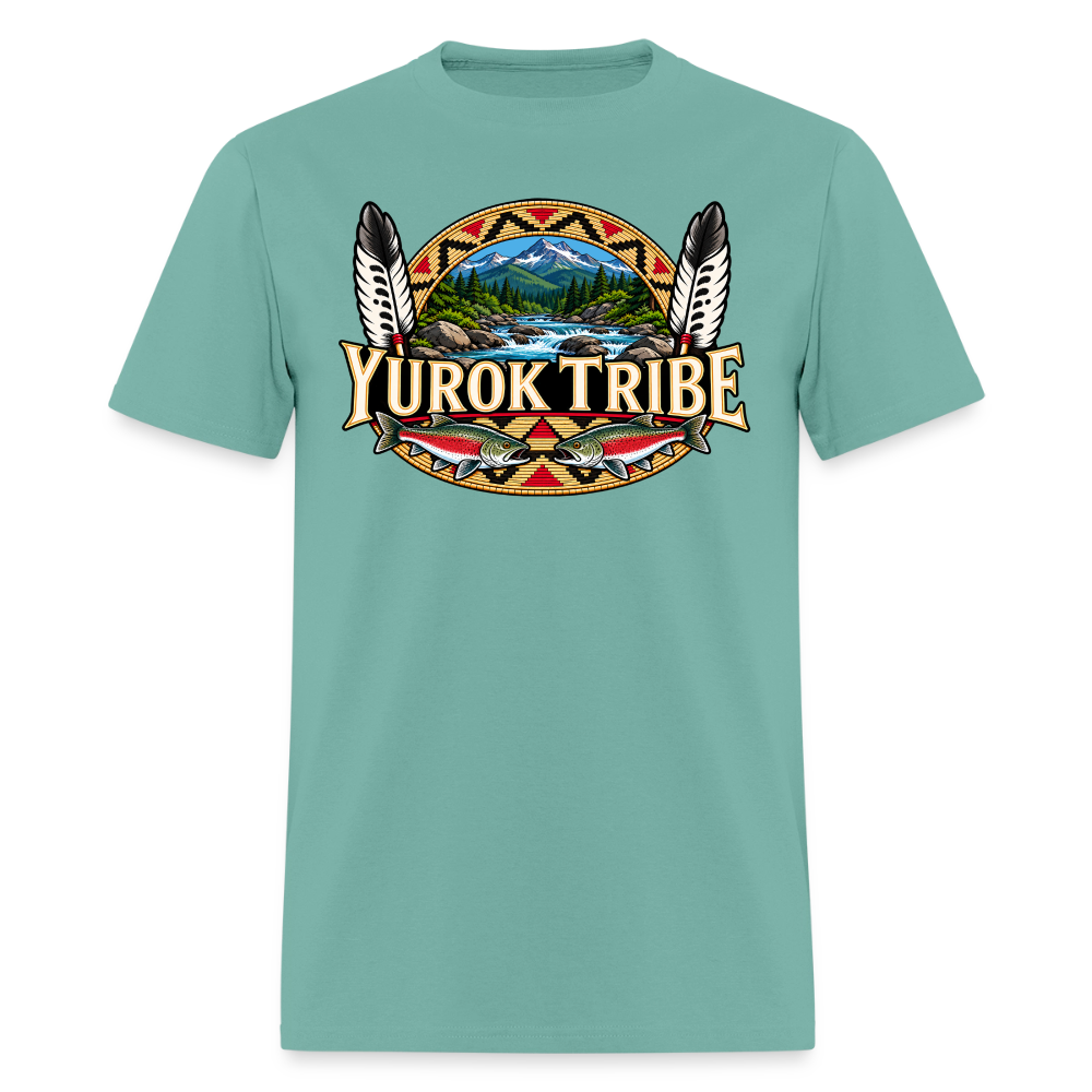 Yurok Tribe Salmon Men's T-Shirt - aquatic