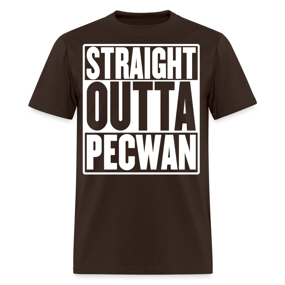 Straight Outta Pecwan Men's T-Shirt - brown