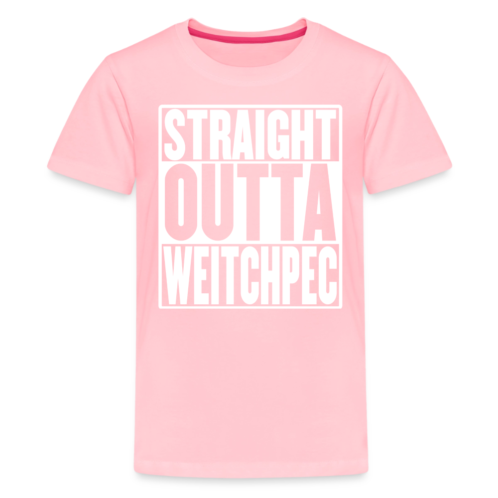 Straight Outta Weitchpec Kids' Premium T-Shirt - pink