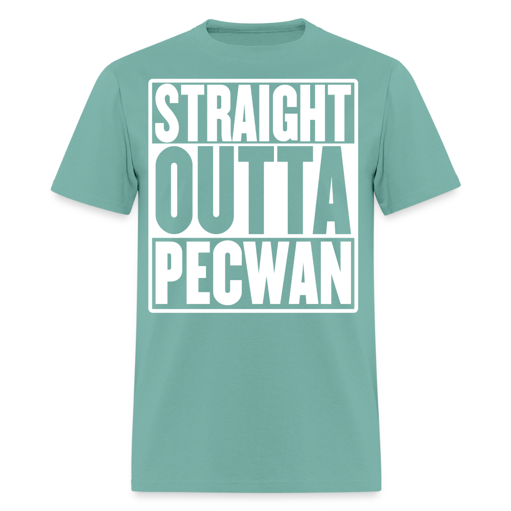 Straight Outta Pecwan Men's T-Shirt - aquatic