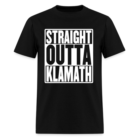 Straight Outta Klamath Men's T-Shirt - black
