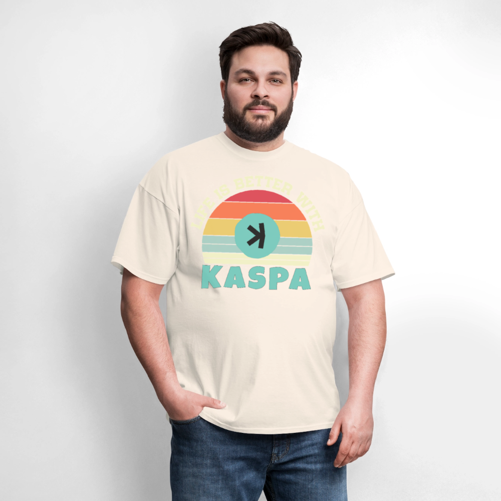 Life is better with Kaspa T-shirt - natural