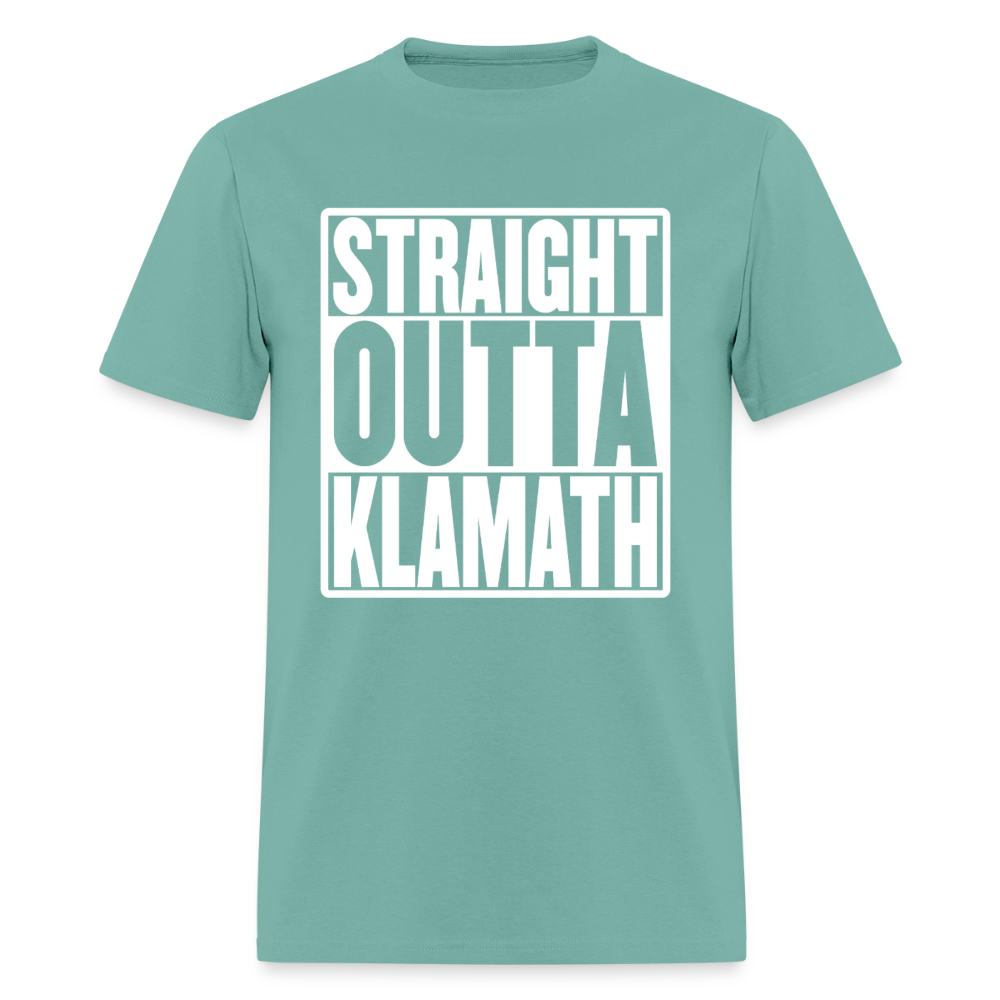 Straight Outta Klamath Men's T-Shirt - aquatic
