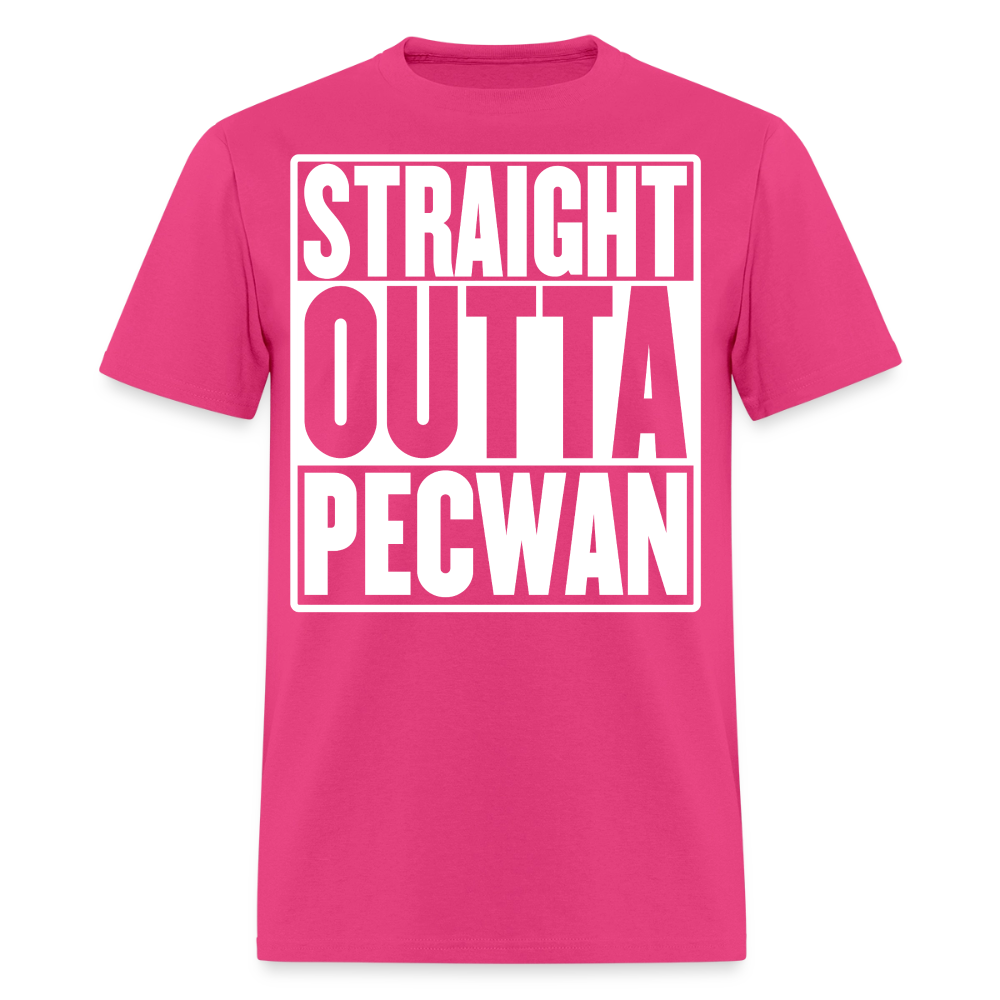 Straight Outta Pecwan Men's T-Shirt - fuchsia