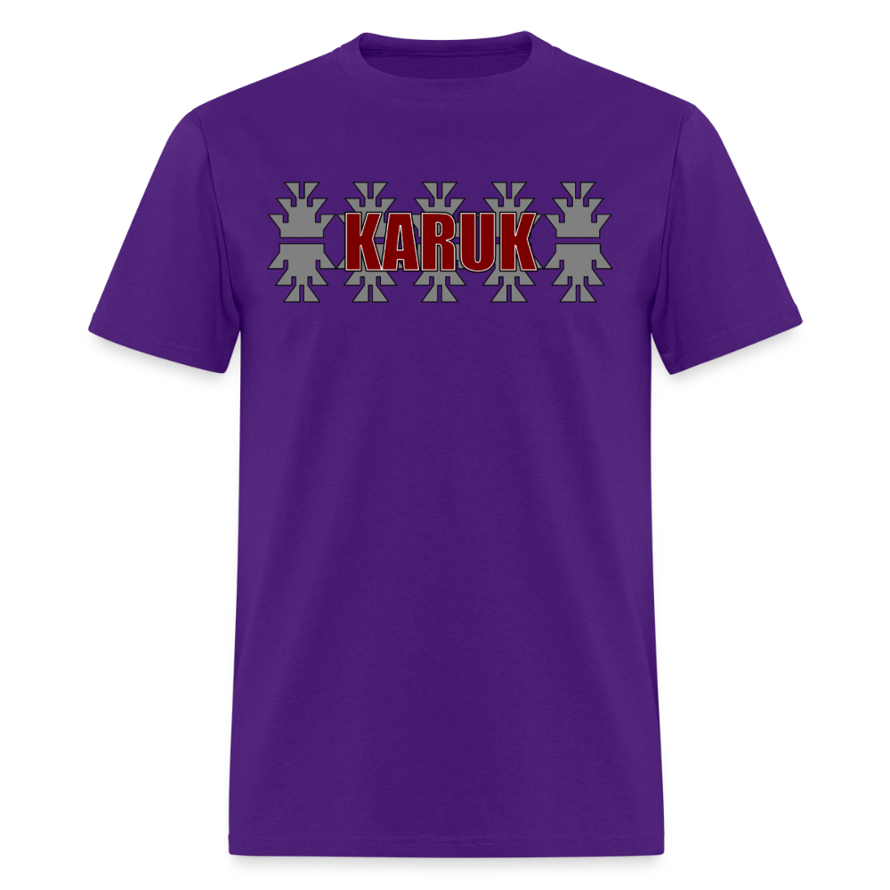 Karuk with Frogs Men's T-Shirt - purple