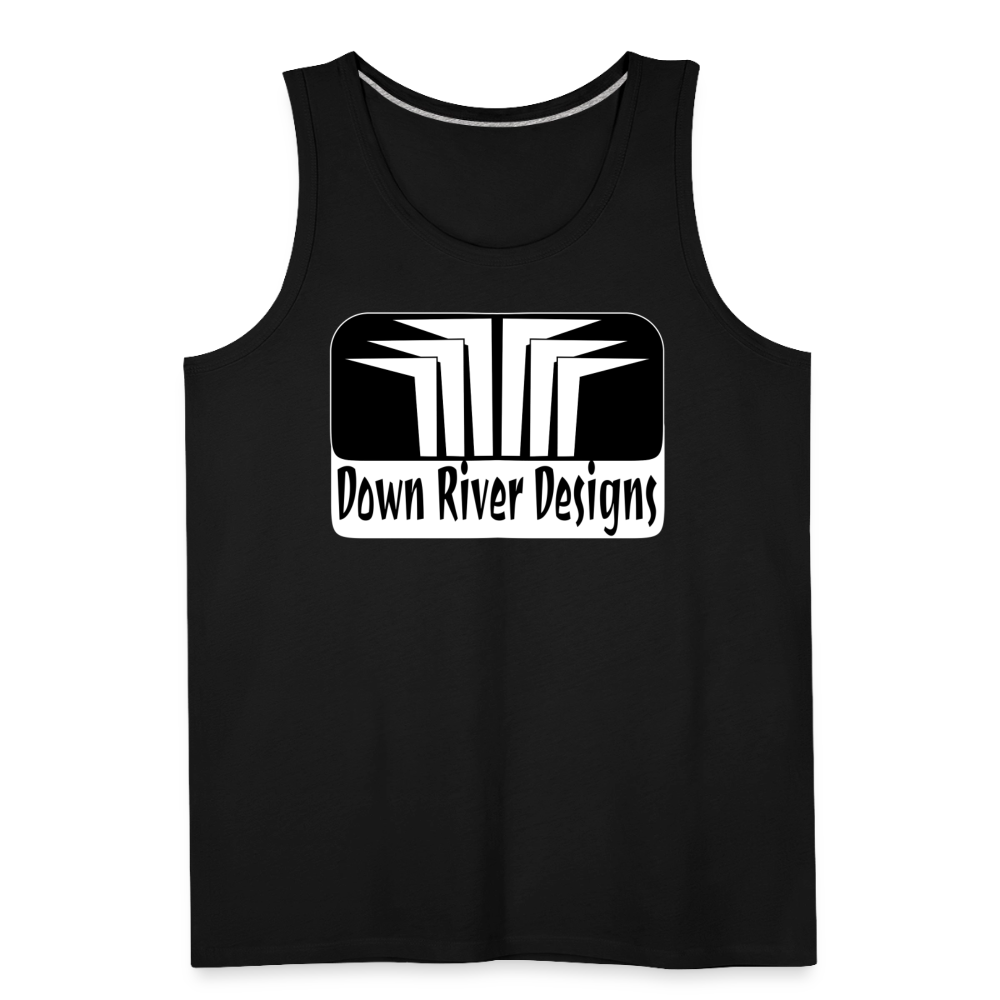 Down River Designs Men’s Premium Tank - black