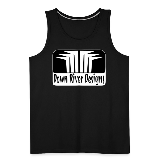 Down River Designs Men’s Premium Tank - black
