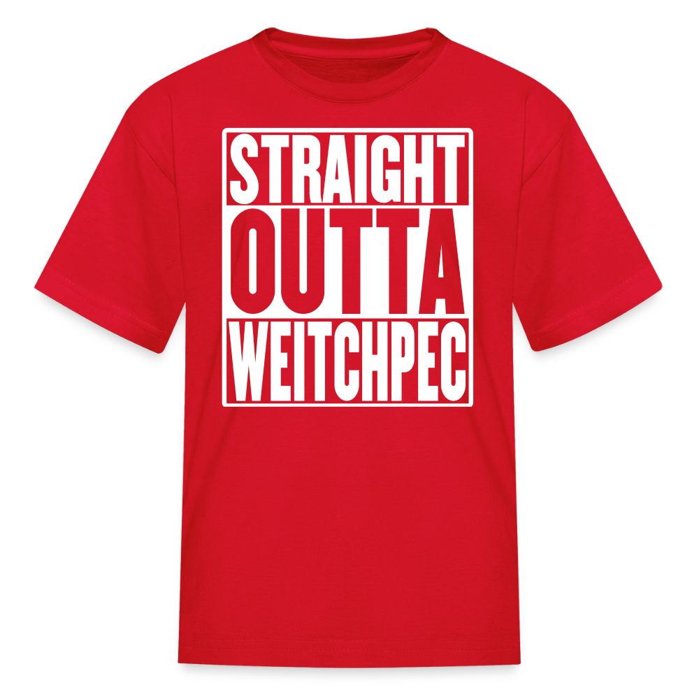 Straight Outta Weitchpec Toddler T-Shirt - red