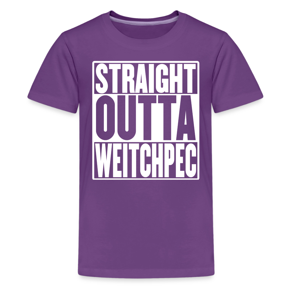 Straight Outta Weitchpec Kids' Premium T-Shirt - purple