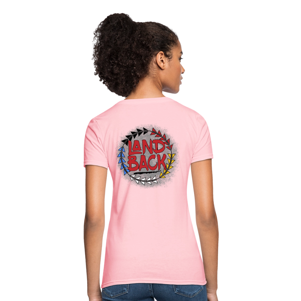 Land Back Women's T-Shirt - pink