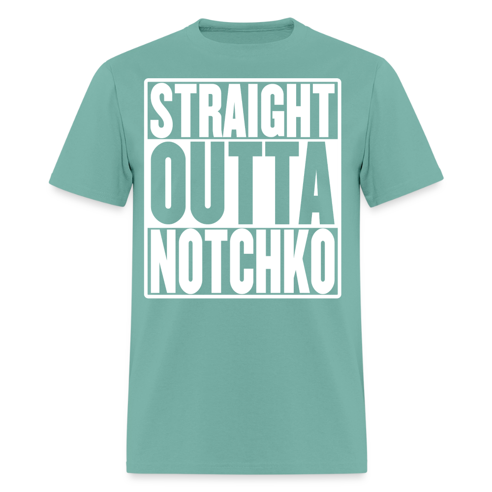 Straight Outta Notchko Men's T-Shirt - aquatic