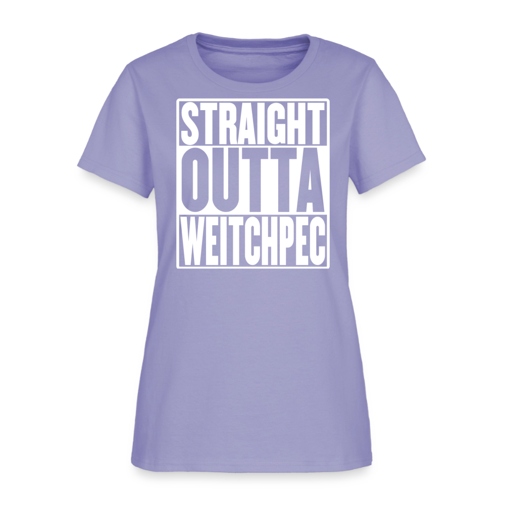 Straight Outta Weitchpec Women’s T-Shirt - lavender