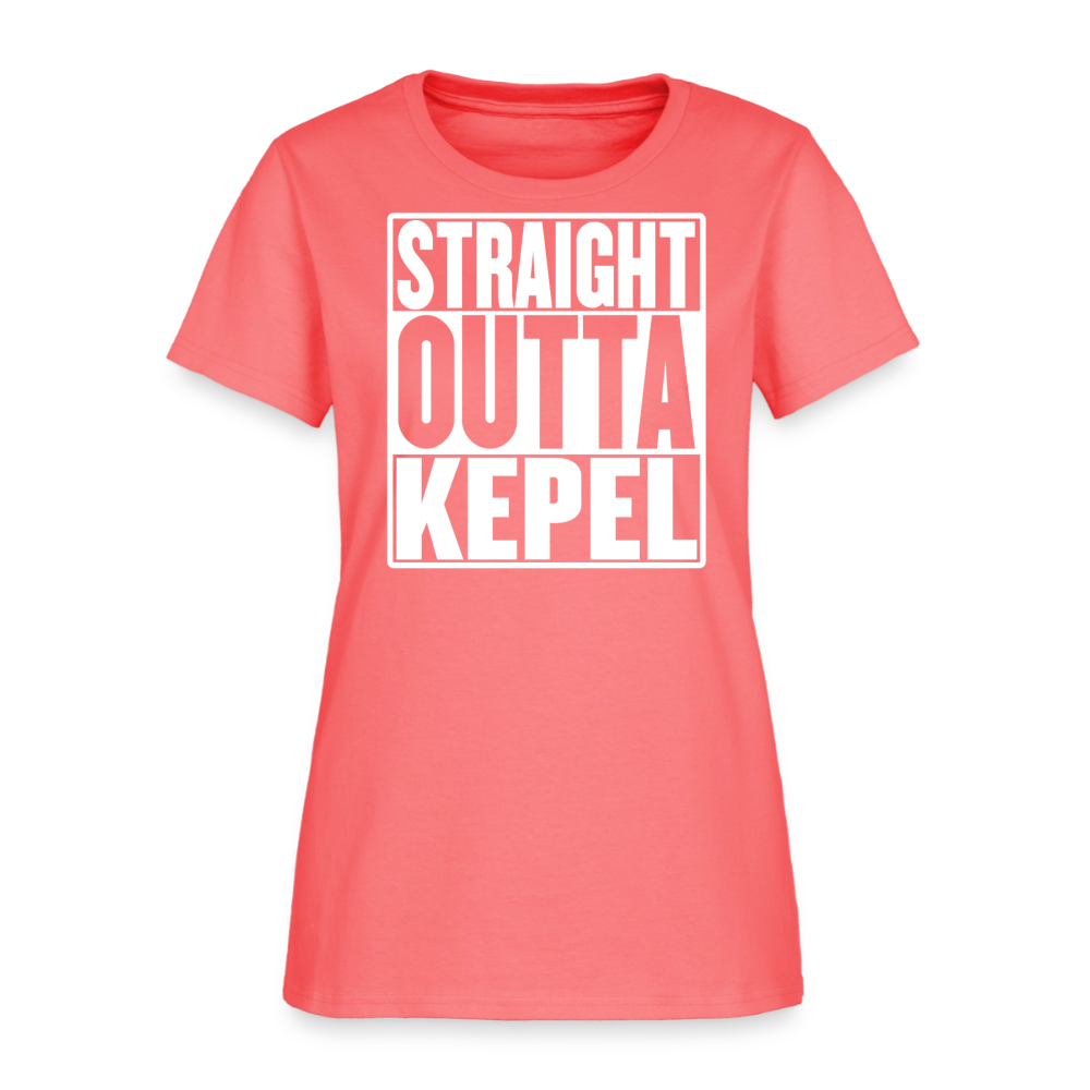 Straight Outta Kepel Women’s T-Shirt - coral