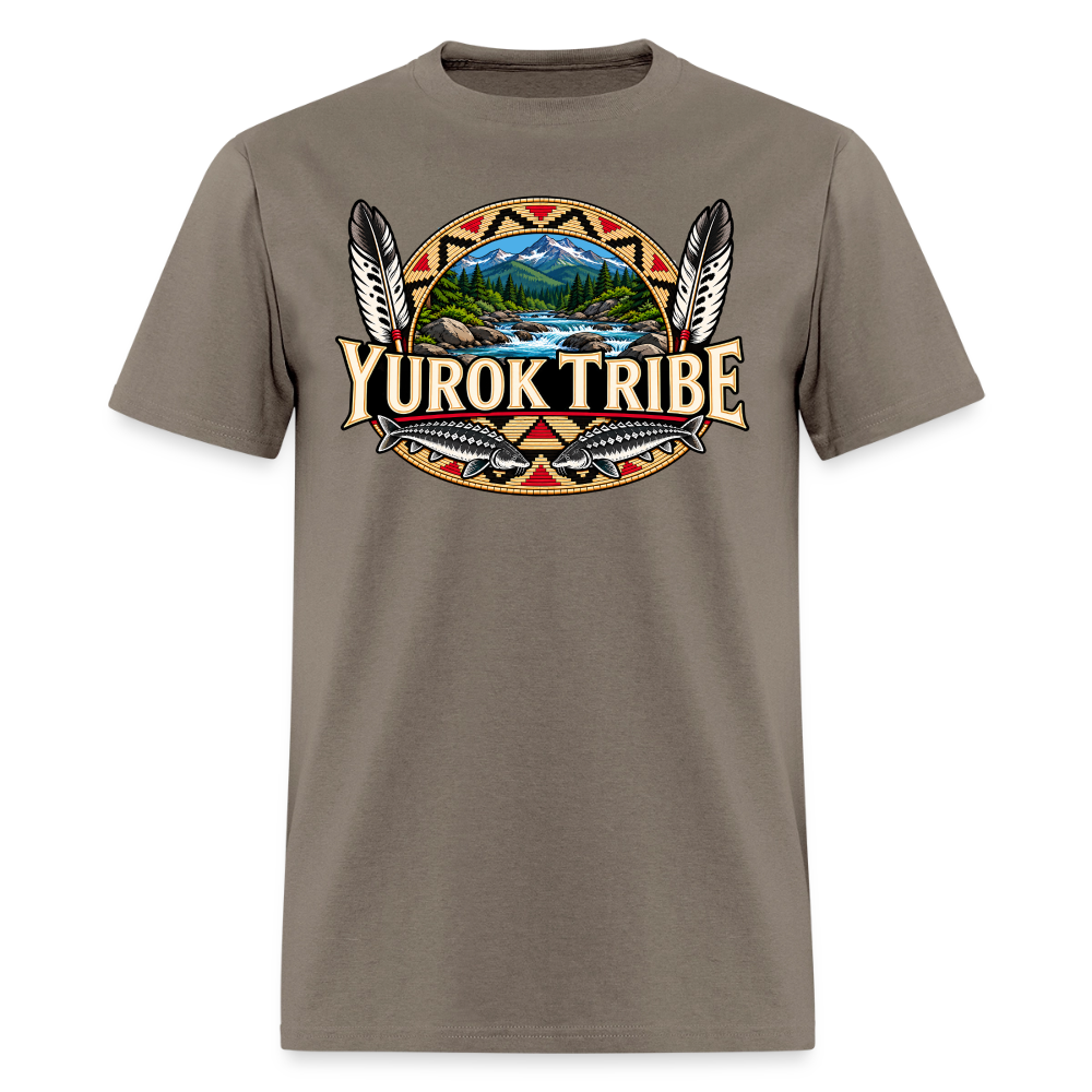 Yurok Tribe Sturgeon Men's T-Shirt - safari