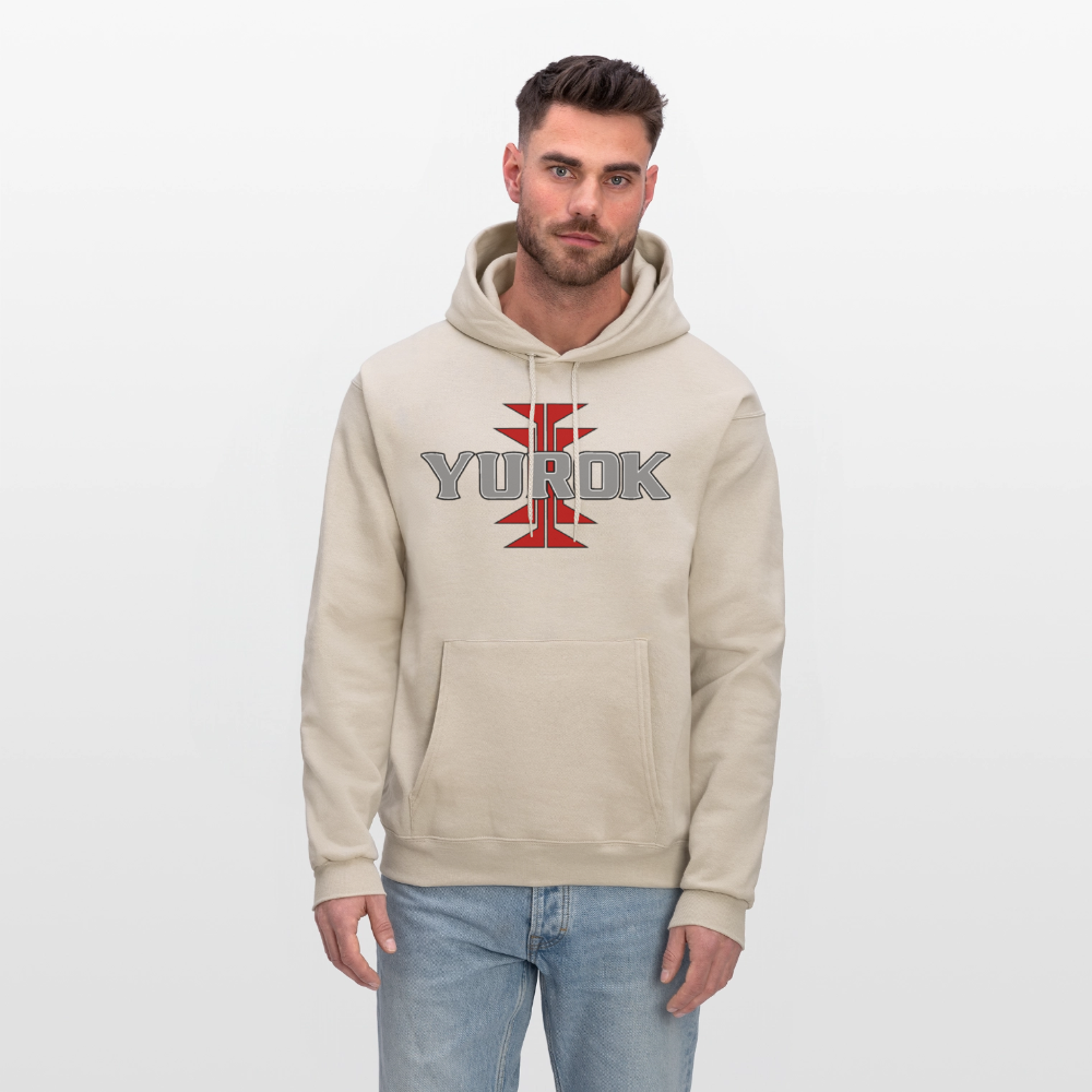 Yurok Frog Foot Men's Hoodie - Sand
