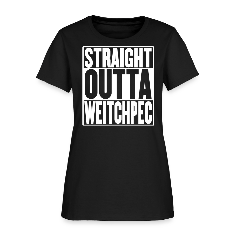 Straight Outta Weitchpec Women’s T-Shirt - black