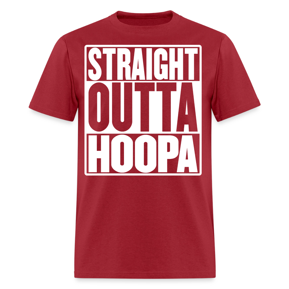 Straight Outta Hoopa Men's T-Shirt - true red