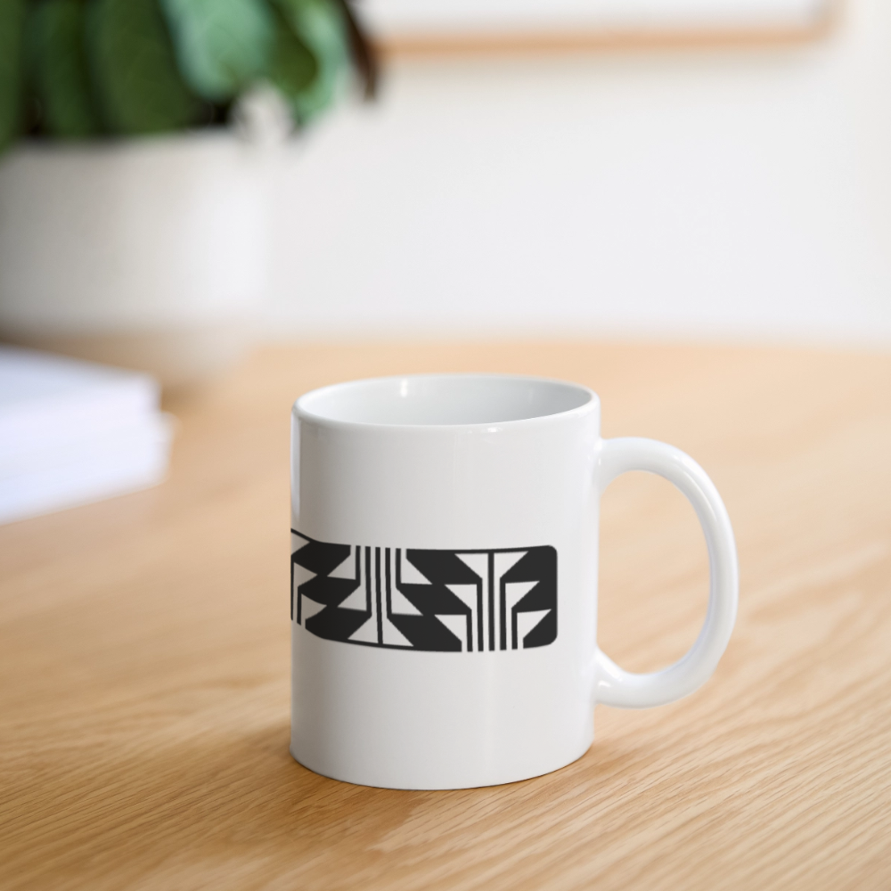 Frog Foot Panel Panoramic Mug - white