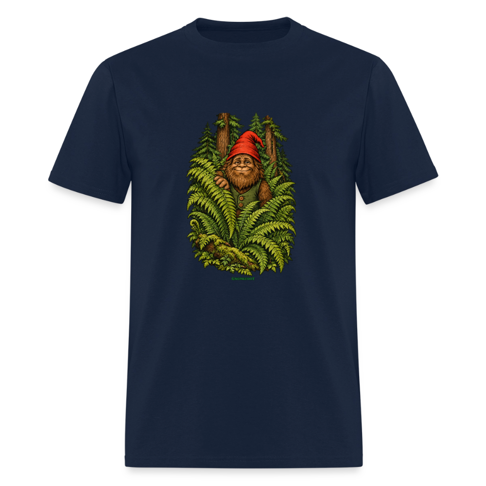 Gnomefoot in Ferns Men's T-Shirt - navy