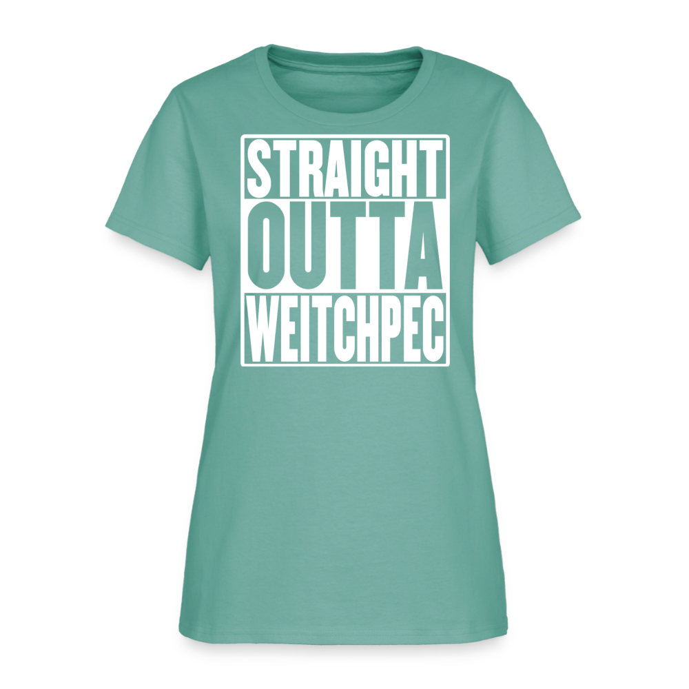 Straight Outta Weitchpec Women’s T-Shirt - aquatic