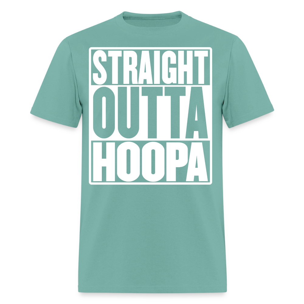 Straight Outta Hoopa Men's T-Shirt - aquatic