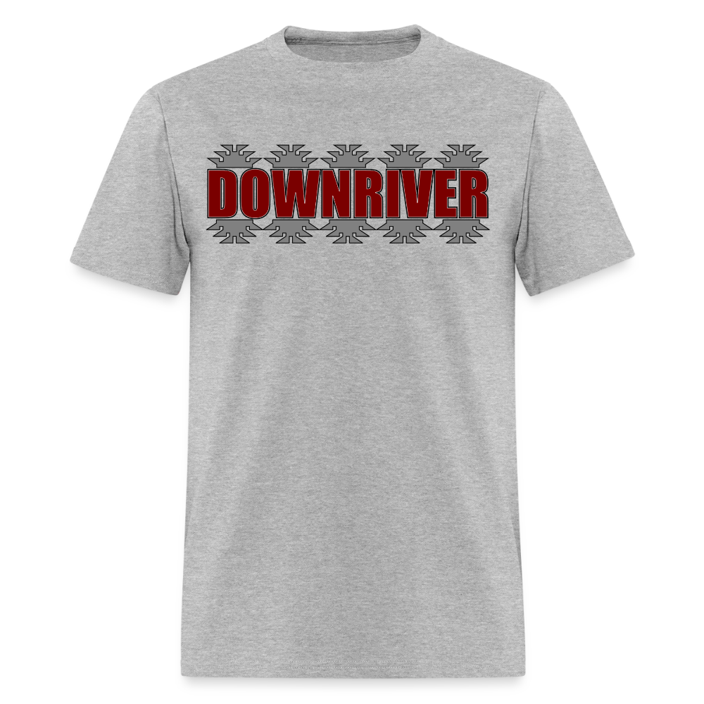 Downriver Frogs Foot Men's T-Shirt - heather gray