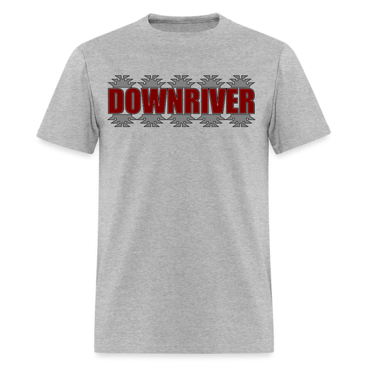 Downriver Frogs Foot Men's T-Shirt - heather gray