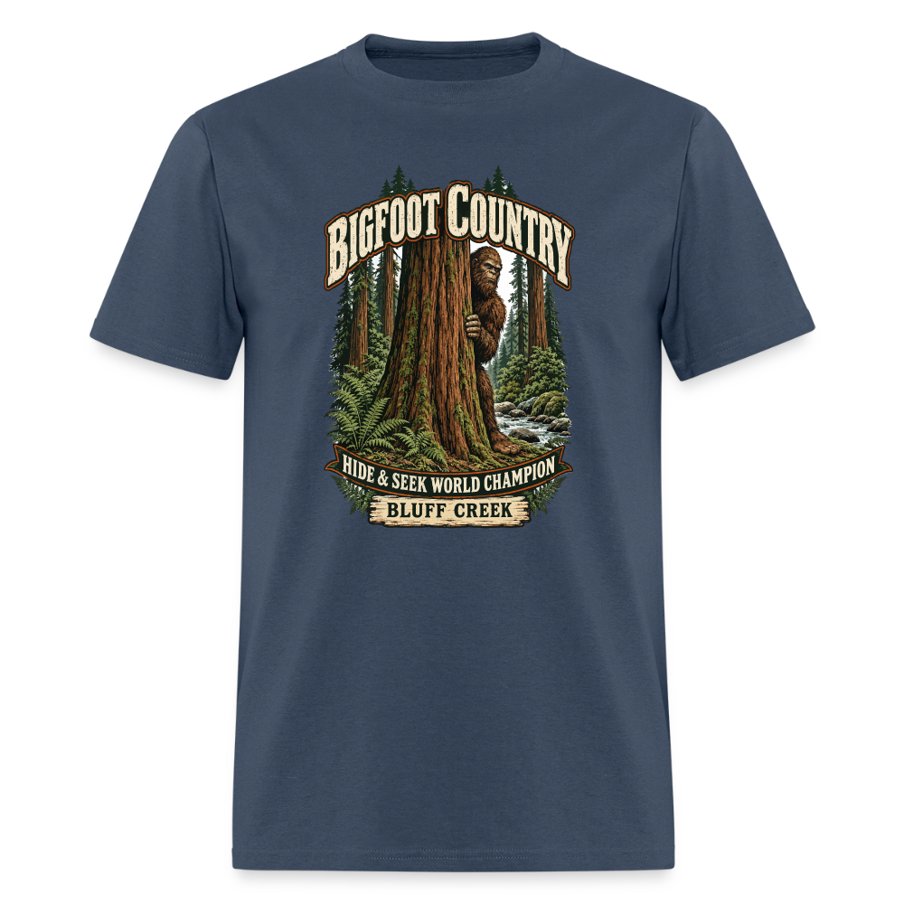 Bigfoot Country Hide & Seek World Champ Bluff Creek -  blue dusk