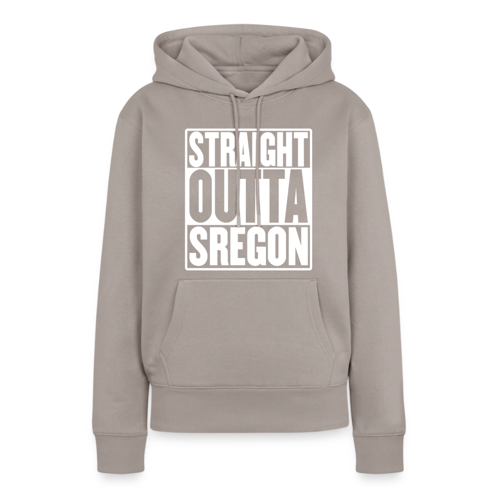 Straight Outta Sregon Women’s Premium Hoodie - taupe