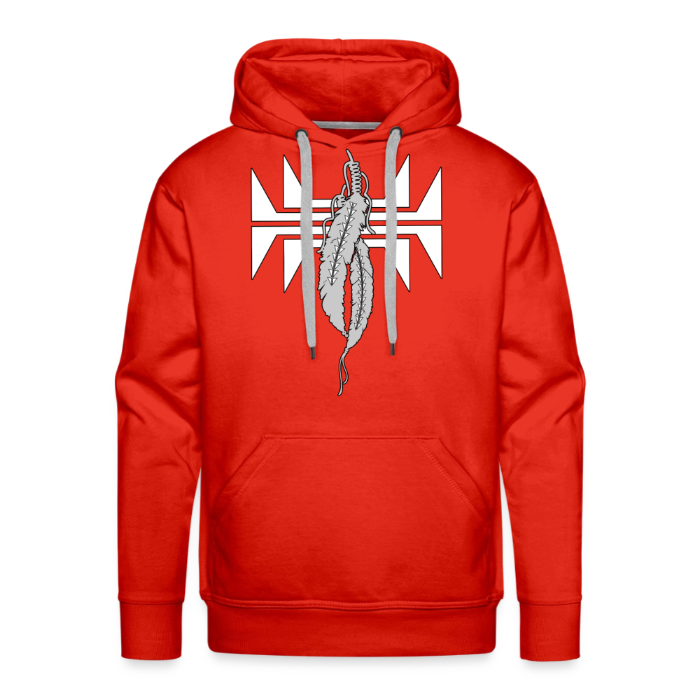 Sturgeon Feathers Men’s Premium Hoodie - red