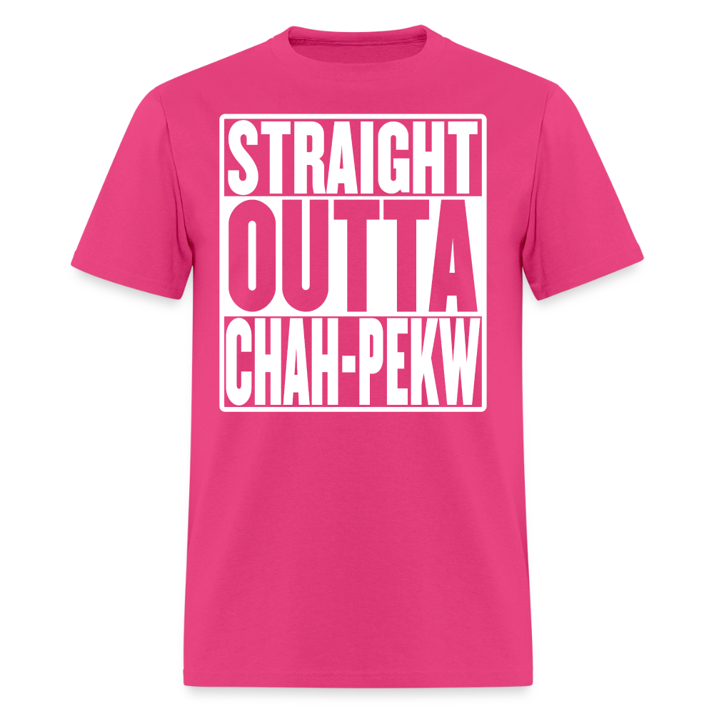 Straight Outta Chah-Pekw Men's T-Shirt - fuchsia