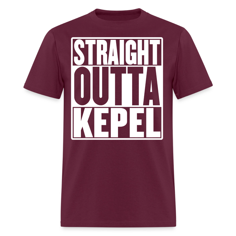 Straight Outta Kepel T-Shirt - burgundy