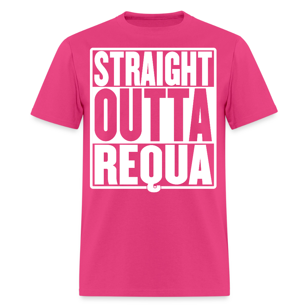 Straight Outta Requa Men's T-Shirt - fuchsia
