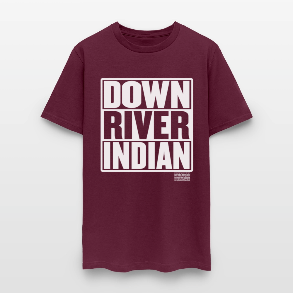 Down River Indian Tee - burgundy
