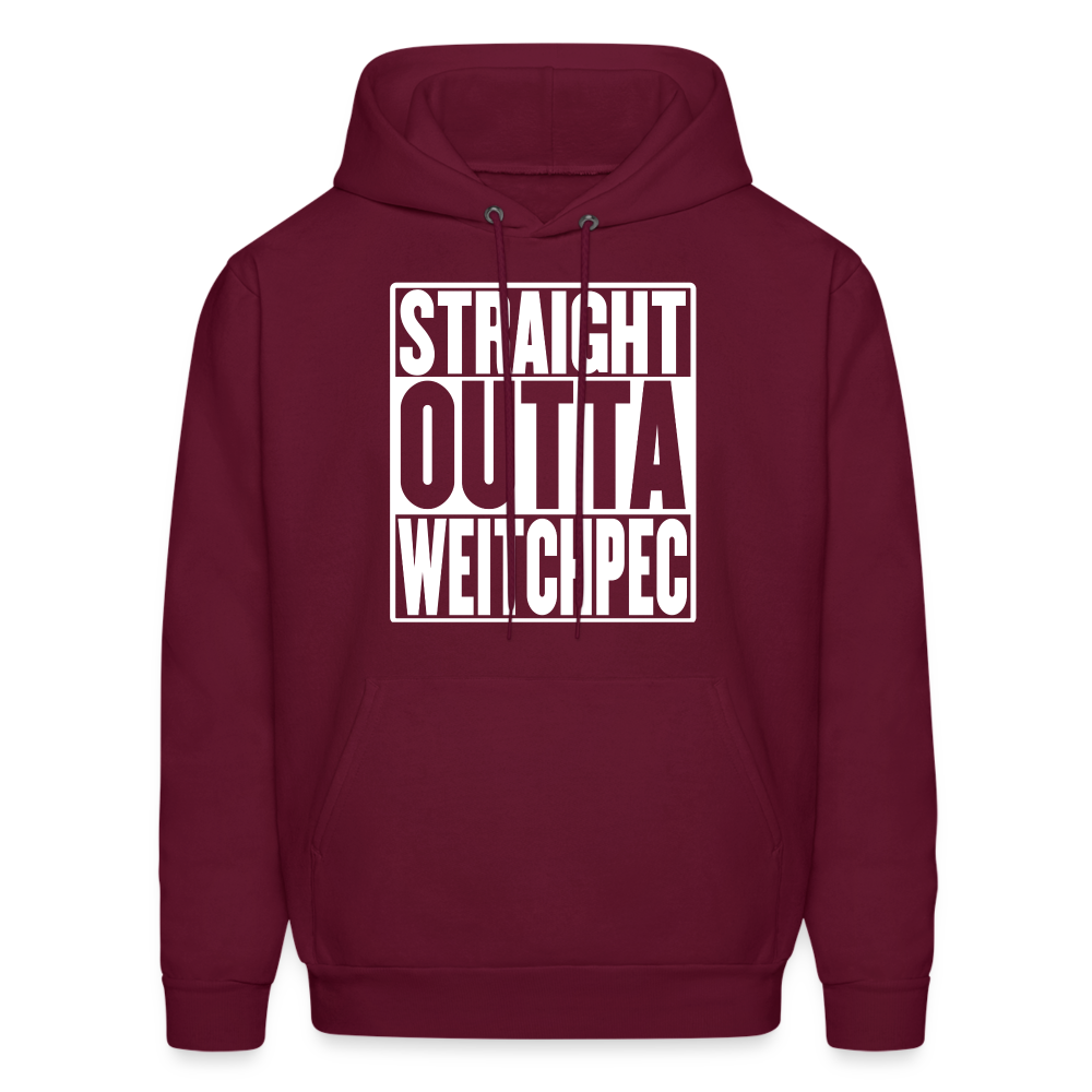 Straight Outta Weitchpec Heavy Blend Adult Hoodie - burgundy