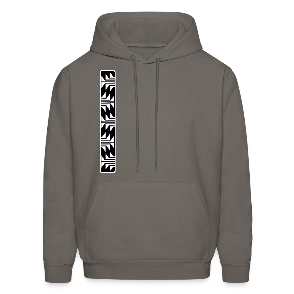 Frog Foot Panel Hoodie - asphalt gray