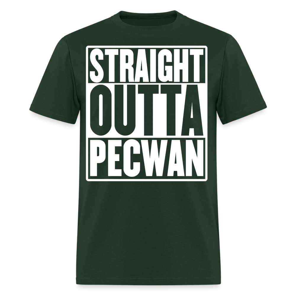 Straight Outta Pecwan Men's T-Shirt - forest green