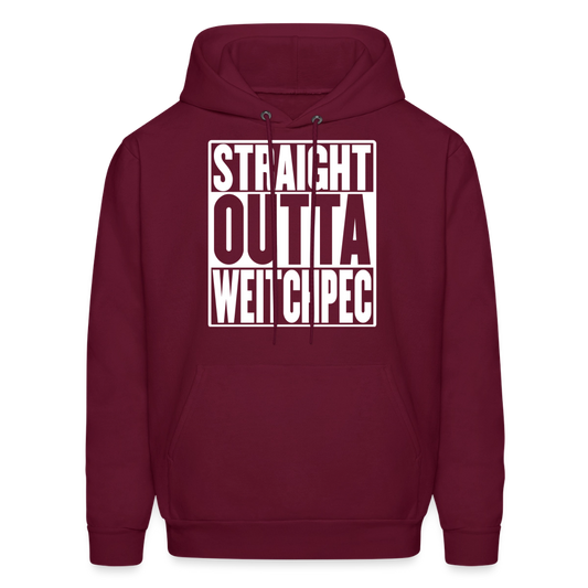 Straight Outta Weitchpec Heavy Blend Adult Hoodie - burgundy