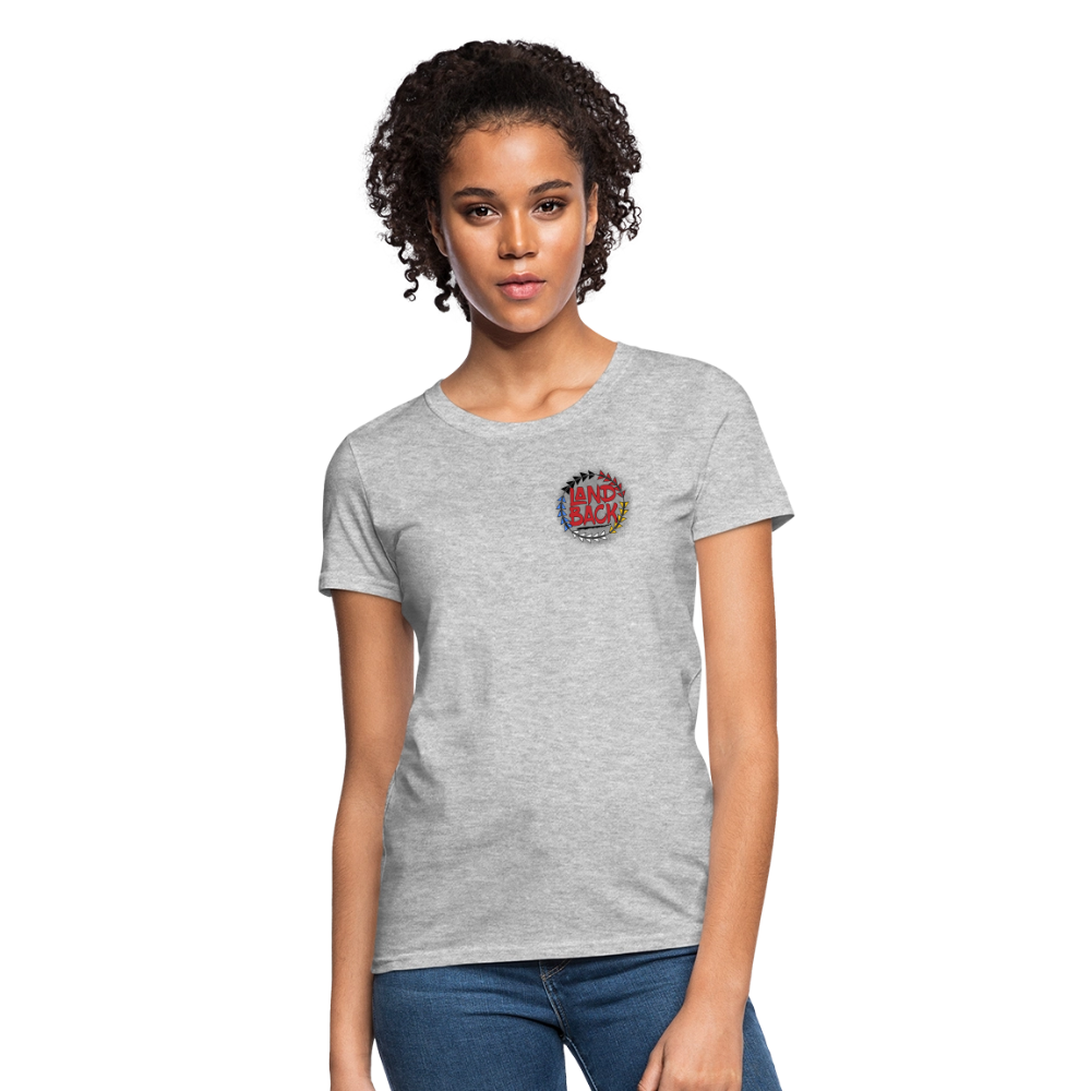 Land Back Women's T-Shirt - heather gray