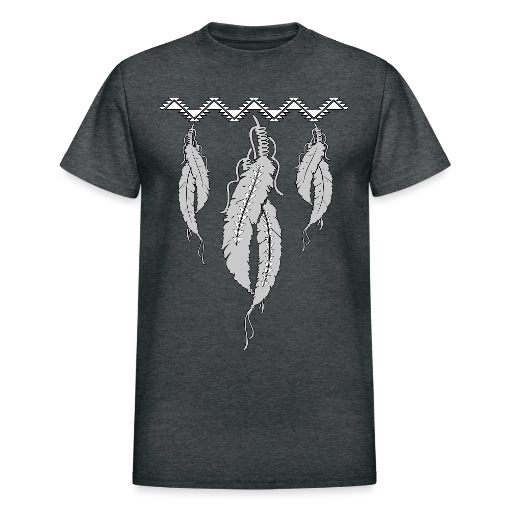 Sturgeon Feathers w Swallow Tail Ultra Cotton Adult T-Shirt - deep heather