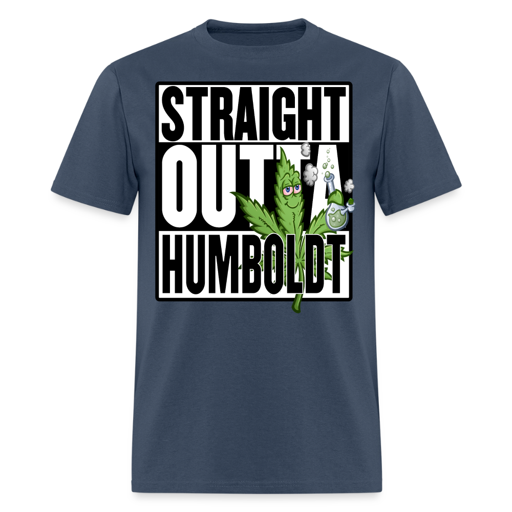 Straight Outta Humboldt Men's T-Shirt -  blue dusk